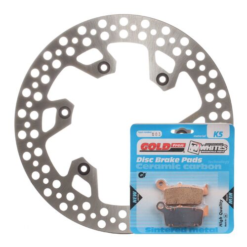 Brake Disc & Pad Rear Kit for Yamaha WR250F 2002