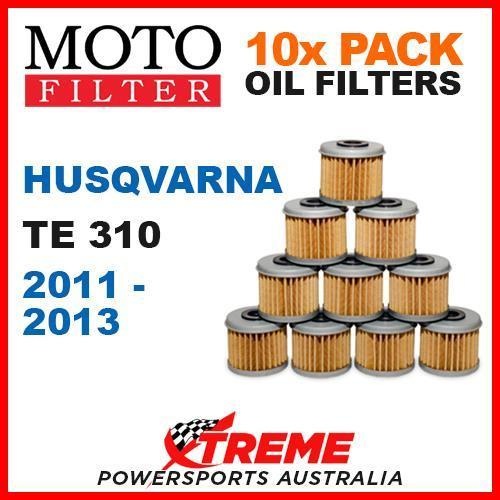 10 PACK MOTO MX DIRT BIKE OIL FILTERS HUSQVARNA TE310 TE 310 2011-2013 ENDURO