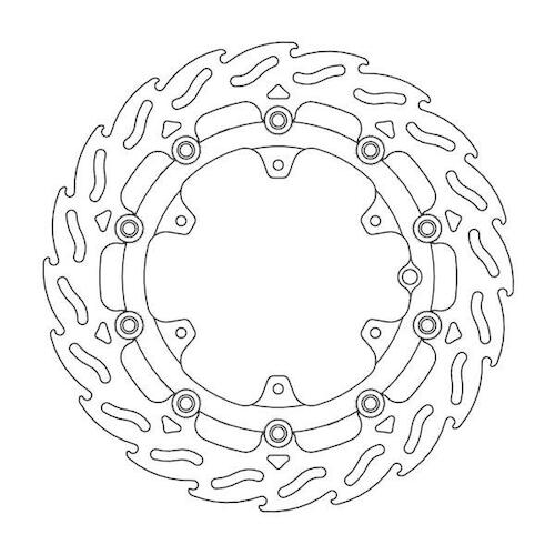Flame Front Floating Brake Rotor for Husqvarna 701 2016 2017 2018 2019 2020