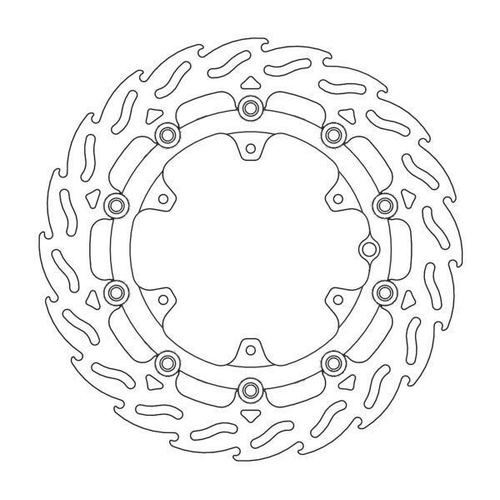 Flame Front Floating Brake Rotor for KTM 690 Enduro 2008 2009 2010
