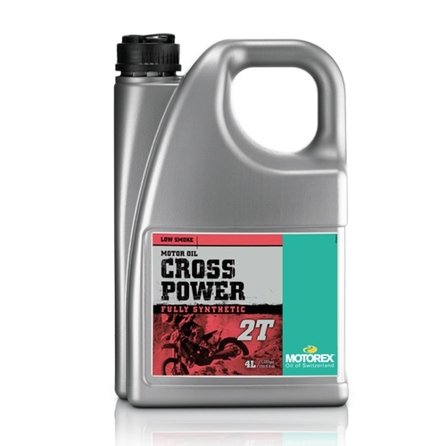 Motorex 4L Fully Synthetic Cross Power 2T Low Smoke Motor Oil MCP2T4