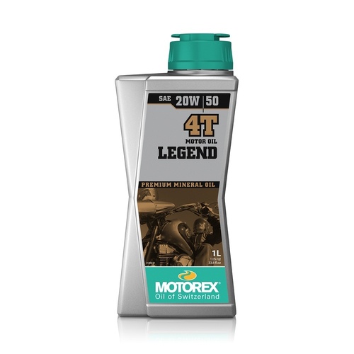 Motorex 1L 20W50 Legend Premium Mineral 4T Motor Oil ML4T20501