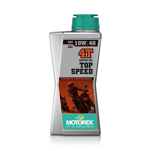 Motorex 1L 10W40 Synthetic Performance Top Speed 4T Motor Oil MTO10401
