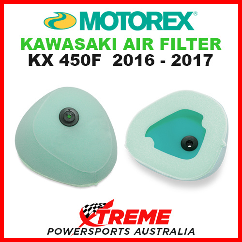 Motorex Kawasaki KX450F KXF450 2016-2017 Foam Air Filter Dual Stage