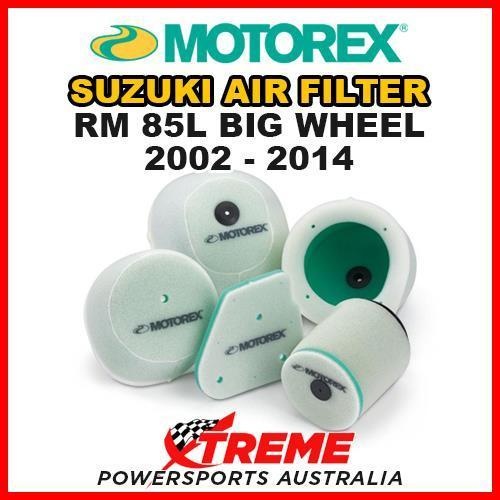 Motorex For Suzuki RM85L RM 85L Big Wheel 2002-2014 Foam Air Filter Dual Stage