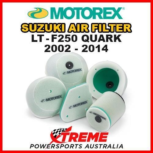 Motorex For Suzuki LT-F250 LTF250 QUARK ATV 2002-2014 Foam Air Filter Dual Stage