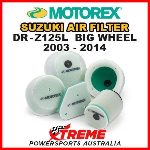 Motorex For Suzuki DR-Z DRZ125L DRZ 125L Big Wheel 03-14 Foam Air Filter Dual Stage