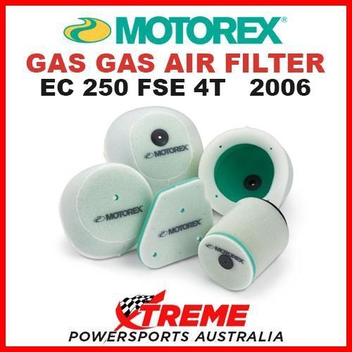 Motorex Gas-Gas EC250 EC 250 FSE 4-STROKE 2006 Foam Air Filter Dual Stage