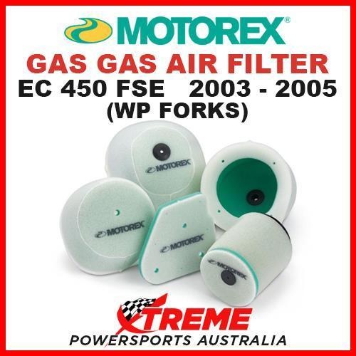 Motorex Gas-Gas EC 450 FSE 4T WP FORKS 2003-2005 Foam Air Filter Dual Stage
