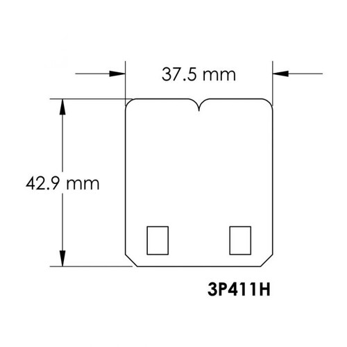 Moto Tassinari 3P411H  VForce3  Reed Petals for Block for V384A