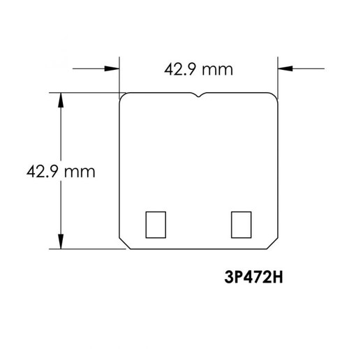 Moto Tassinari 3P472H  VForce3  Reed Petals for Block V383A