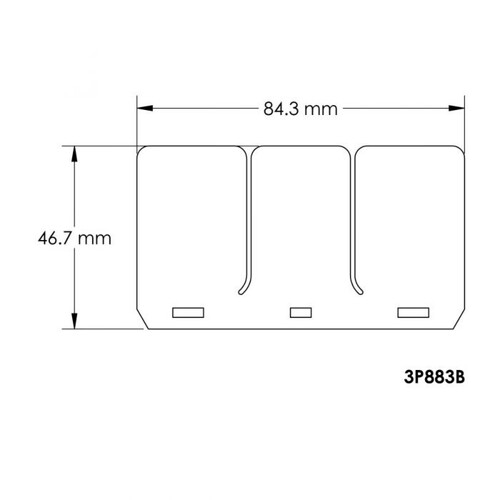Moto Tassinari 3P883B  VForce3  Reed Petals for Block V3132-873D-2