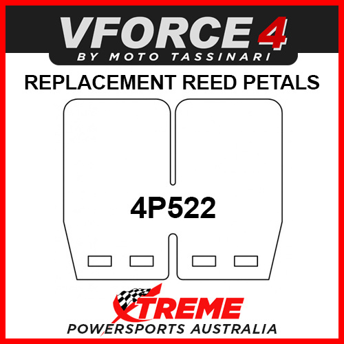 Moto Tassinari 4P522  VForce4  Reed Petals for Block V4144-1