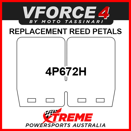 Moto Tassinari 4P672H  VForce4  Reed Petals for Block V417A