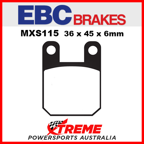 Beta 125 TR 34 All Years EBC MXS Sintered Race Front Brake Pad Set, MXS115