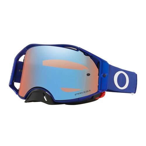 Oakley Airbrake MX Moto Blue Goggles w/ Prizm MX Sapphire Lens