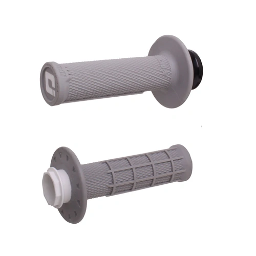 ODI MX Micro-X Half Waffle Lock-On Grip Grey (SOFT) - 2T / 4T Stroke