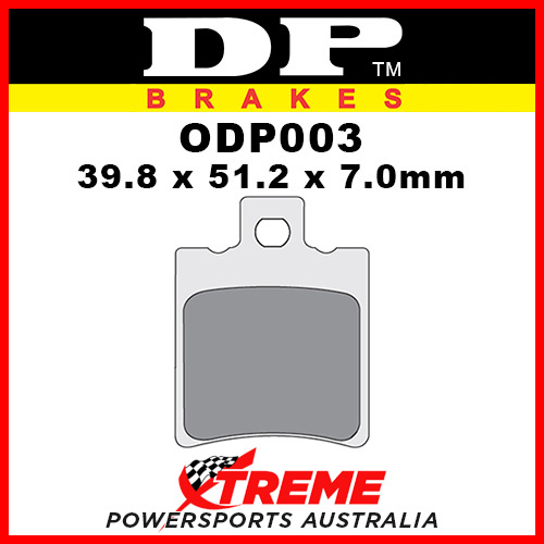AJP PR3 125 Supermoto Pro 2010-2011 DP Brakes Organic Front Brake Pad
