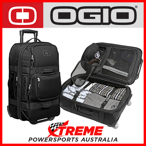 Ogio ONU 22 Wheeled Travel Bag Black Luggage MX Motocross Dirt Bike Travel