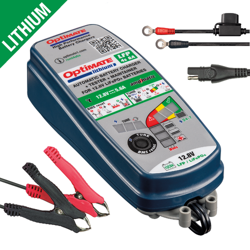 Optimate Lithium 4S 10-Step 12.8V 6A Battery Charger Maintainer