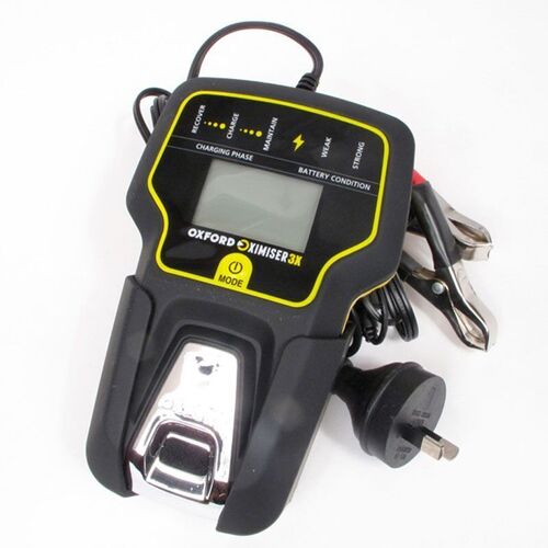 Oxford Oximiser 3X 12V 3.6A Motorcycle Battery System Charger 8-Step AGM Lithium