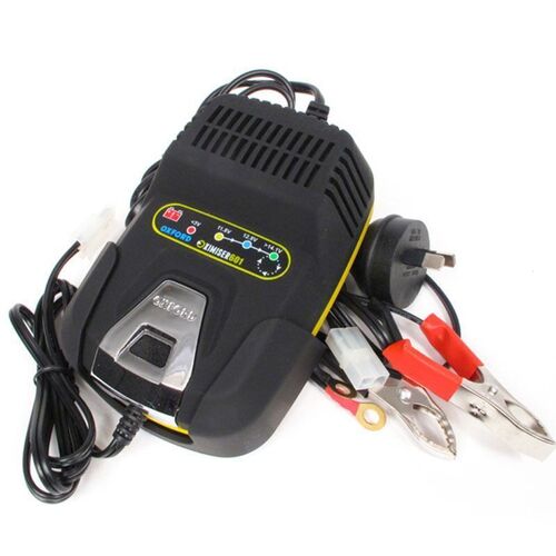 Oxford Oximiser 601 12V 600mA Motorcycle Battery Charger 3-Stage AGM GEL & MF