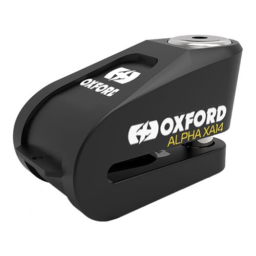 Oxford Alpha Xa14 Alarm Disc Lock Stainless Brush - 14mm Pin