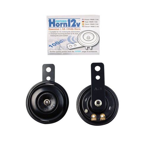 Oxford 12 Volt Horn Black
