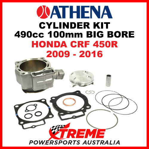 Athena Honda CRF 450R 2009-2016 Cylinder Kit 490cc C8 100 Big Bore P400210100030