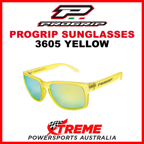 ProGrip 3605 Motocross Eyewear Sunnies Sunglasses Yellow 3605Y