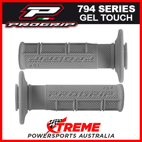 Progrip 794 Half Waffle Single Density Grey Grips MX Dirt Bike Motorcycle