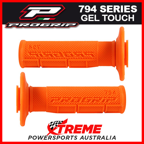 Progrip 794 Half Waffle Single Density Orange Grips MX Dirt Bike Motorcycle