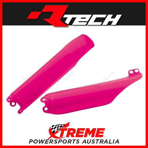 Rtech Honda CRF450R 2002-2018 Neon Pink Fork Guards Protectors