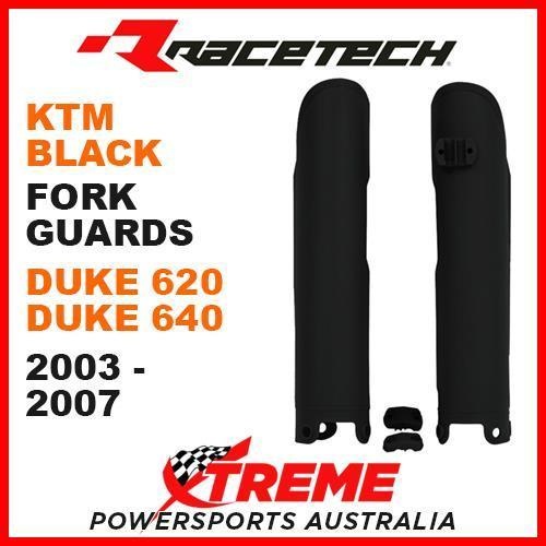 Rtech KTM DUKE 620 640 2003-2007 Black Fork Guards Protectors