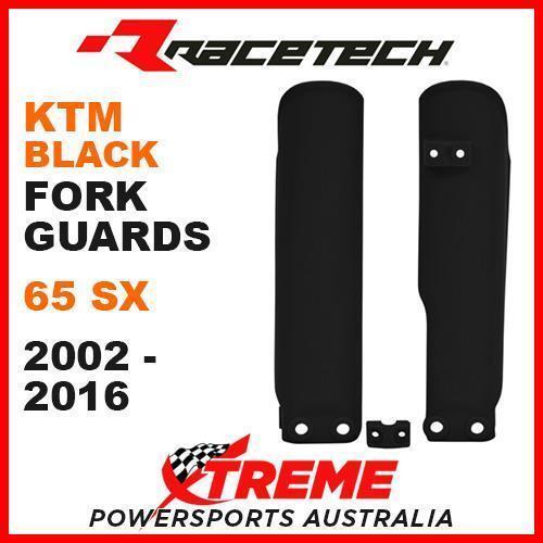 Rtech KTM 65SX SX65 65 SX 2002-2016 Black Fork Guards Protectors