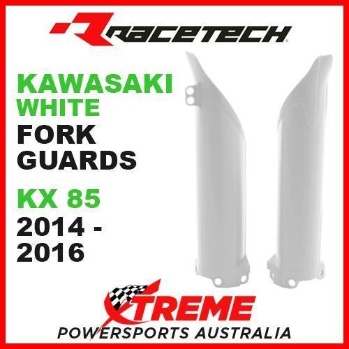 Rtech Kawasaki KX85 KX 85 2014-2018 White Fork Guards Protectors