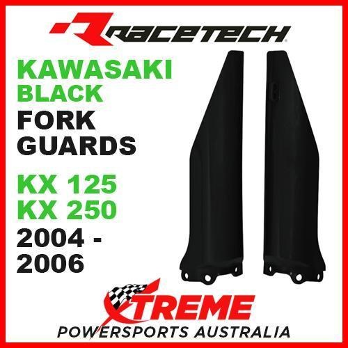 Rtech Kawasaki KX125 KX250 KX 125 250 2004-2006 Black Fork Guards Protectors