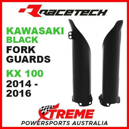Rtech Kawasaki KX100 KX 100 2014-2018 Black Fork Guards Protectors