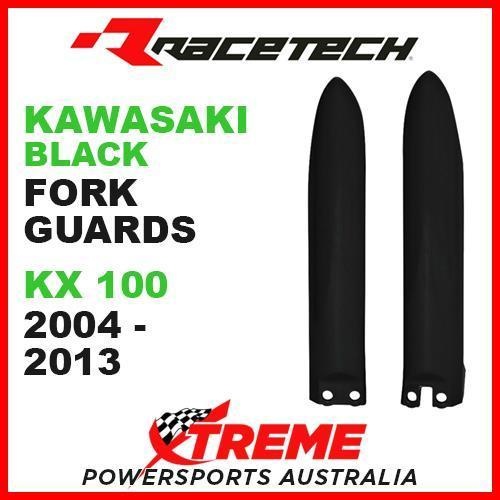 Rtech Kawasaki KX100 KX 100 2004-2013 Black Fork Guards Protectors
