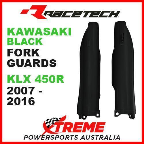 Rtech Kawasaki KLX450R KLX 450R 2007-2016 Black Fork Guards Protectors
