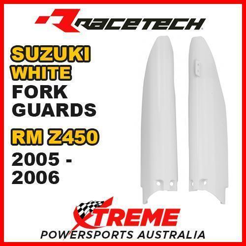 Rtech For Suzuki RMZ450 RM Z450 2005-2006 White Fork Guards Protectors