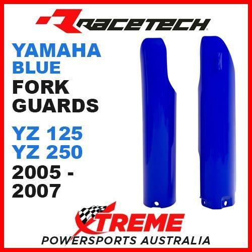 Rtech Yamaha YZ125 YZ250 YZ 125 250 2005-2007 Blue Fork Guards Protectors