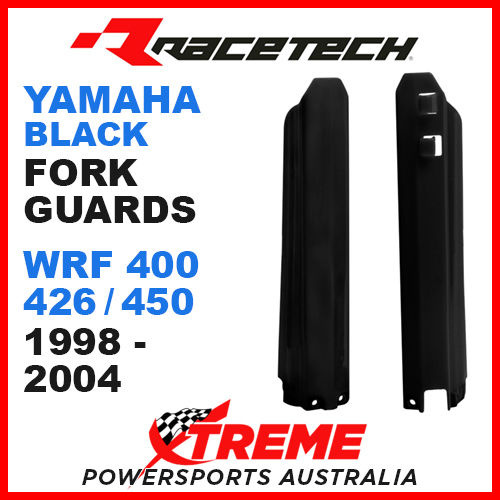 Rtech Yamaha WR400F WR426F WR450F 1998-2004 Black Fork Guards Protectors