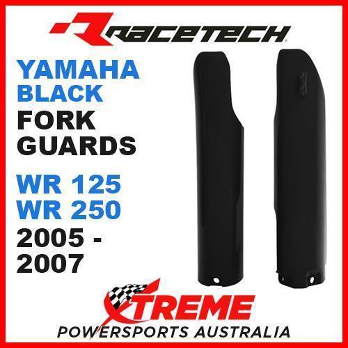Rtech Yamaha WR125 WR250 WR 125 250 2005-2007 Black Fork Guards Protectors
