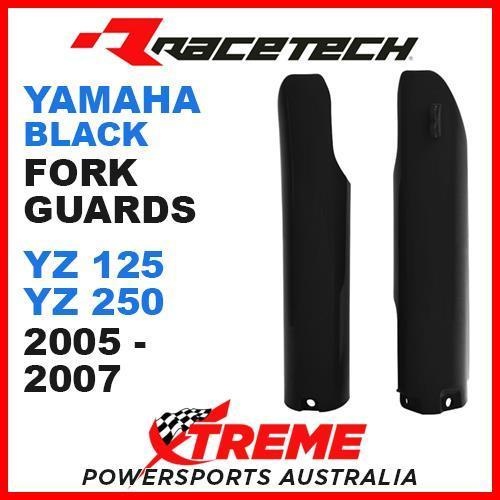 Rtech Yamaha YZ125 YZ250 YZ 125 250 2005-2007 Black Fork Guards Protectors