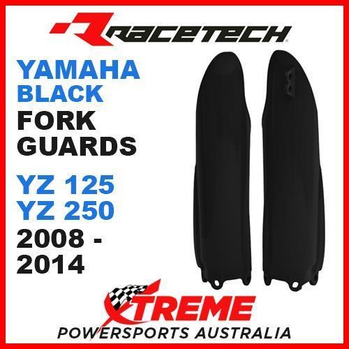 Rtech Yamaha YZ125 YZ250 YZ 125 250 2008-2014 Black Fork Guards Protectors