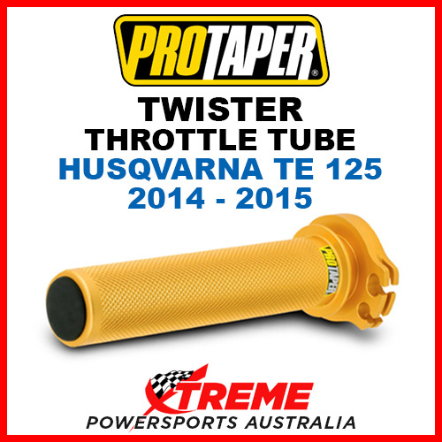 ProTaper Husqvarna TE 125 2014-2015 Throttle Tube Gold 02-2856 PT Renthal 7/8"