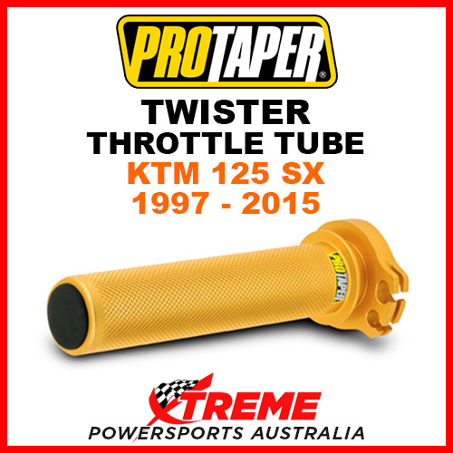ProTaper KTM 125SX 125 SX 1997-2015 Throttle Tube Gold 02-2856 PT Renthal 7/8"