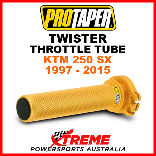 ProTaper KTM 250SX 250 SX 1997-2015 Throttle Tube Gold 02-2856 PT Renthal 7/8"