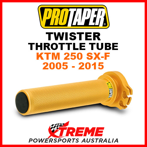 ProTaper KTM 250 SX-F 2005-2015 Throttle Tube Gold 02-2864 PT Renthal 7/8"